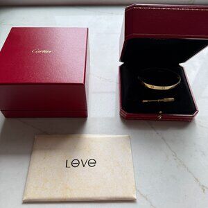 CARTIER Love Bracelet 18k yellow gold Size 19